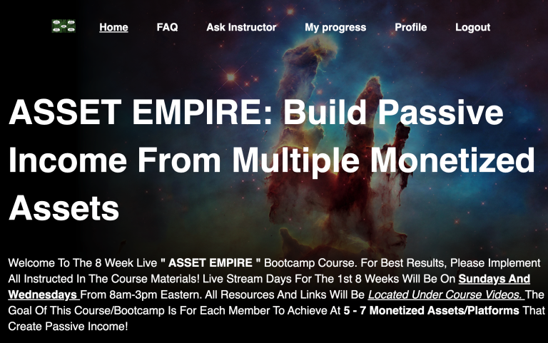 ASSET EMPIRE: Build Passive Income From Multiple Monetized Assets